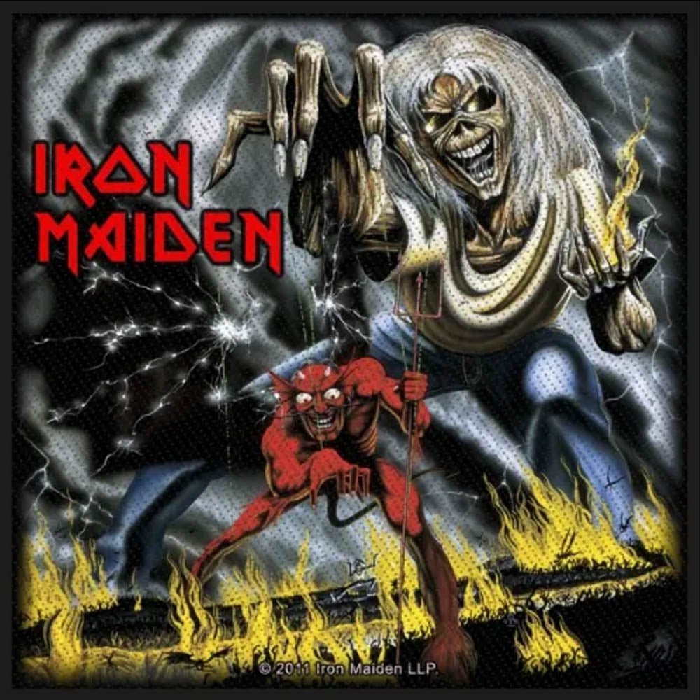 IRON MAIDEN アイアンメイデン (結成 50周年 ) - NUMBER OF THE BEAST / ワッペン - PGS